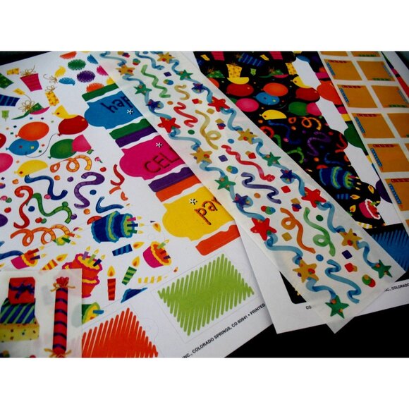 Creative Memories and more CELEBRATE Stickers (Party, Birthday,) Gr Lengths - Picture 13 of 15
